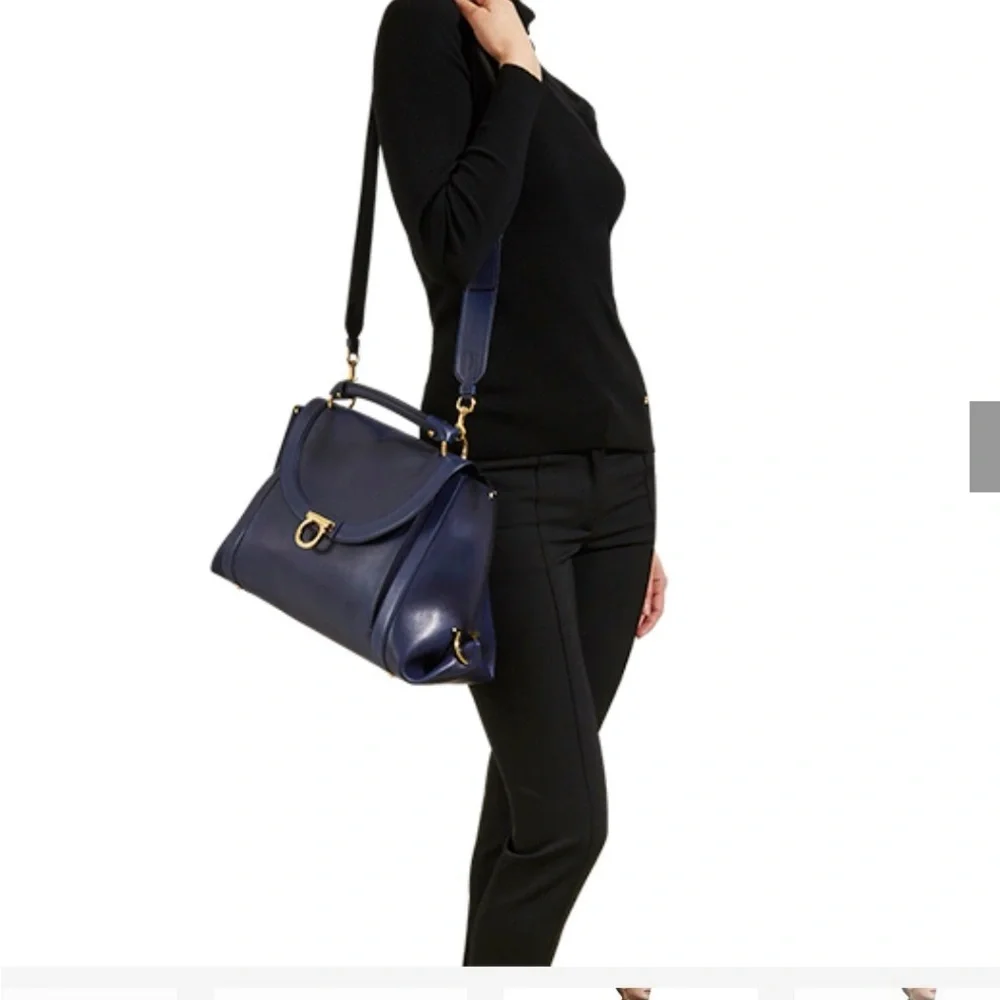 Salvatore Ferragamo Soft Sofia Leather Handbag - Picture 6 of 11